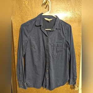 XS Denim style button up shirt